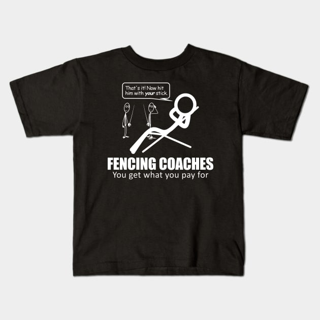 Funny Fencing Gift Kids T-Shirt by TCP